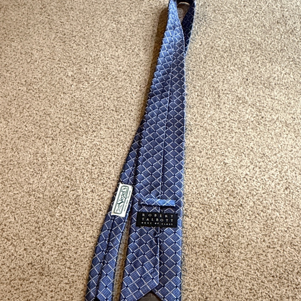 Robert Talbott Blue Patterned Tie - image 5